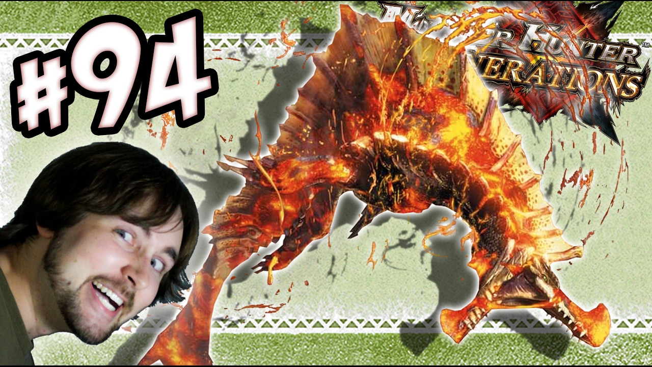 MHGen Ep.94 AGNAKTOR FLAMING MAGMA CROCODILE!