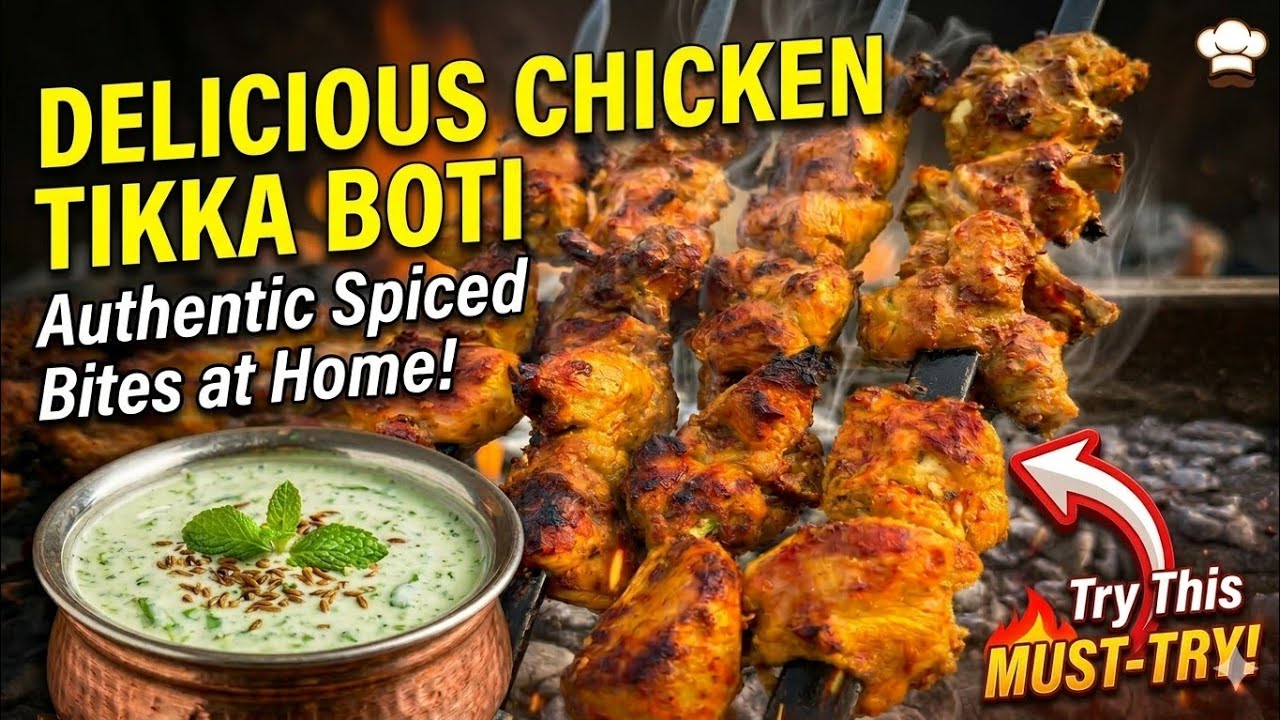 Chicken Tikka Boti Recipe | Best for Eid Party Restaurant Style Juicy Tikka BBQ | Cooking with Mr