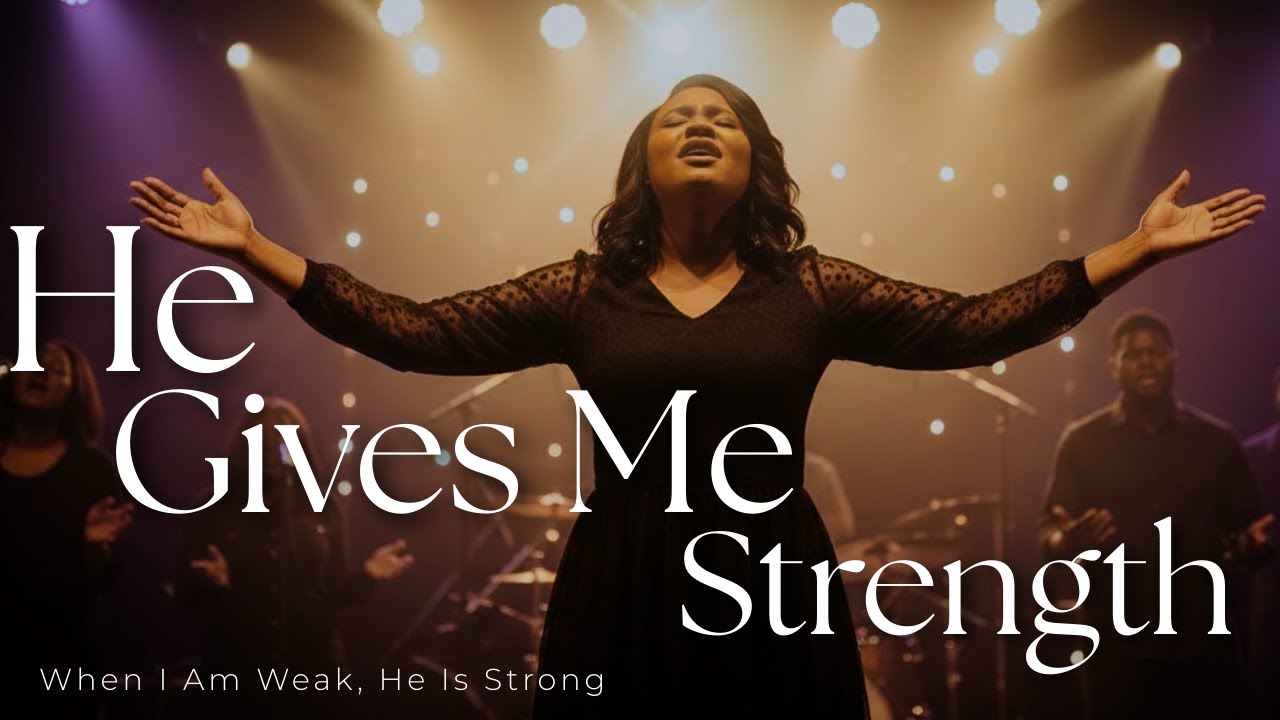 He Gives Me Strength | Worship Song for Renewal, Healing & God’s Power