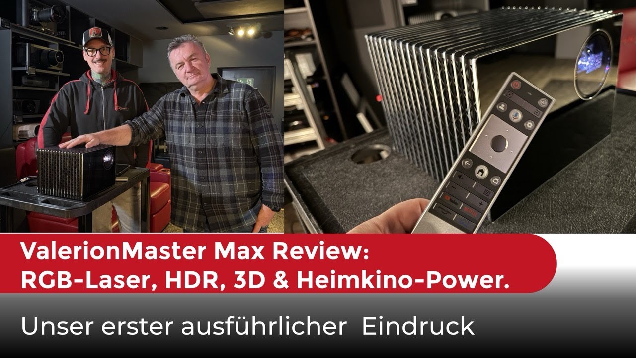 ValerionMaster Max Review: RGB-Laser, HDR, 3D & Heimkino-Power. Unser erster ausführlicher  Eindruck