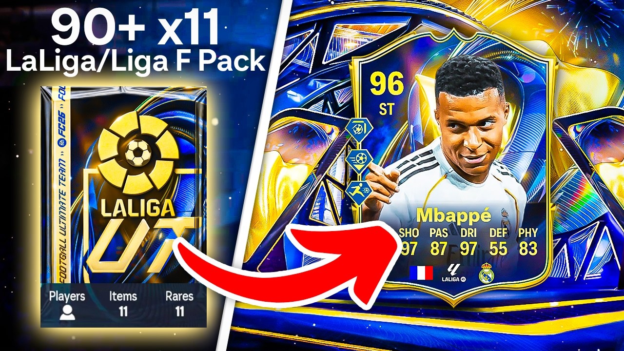 11 КАРТОЧЕК TOTS LALIGA В 1 ПАКЕ! 😲 FC 26 Ultimate Team