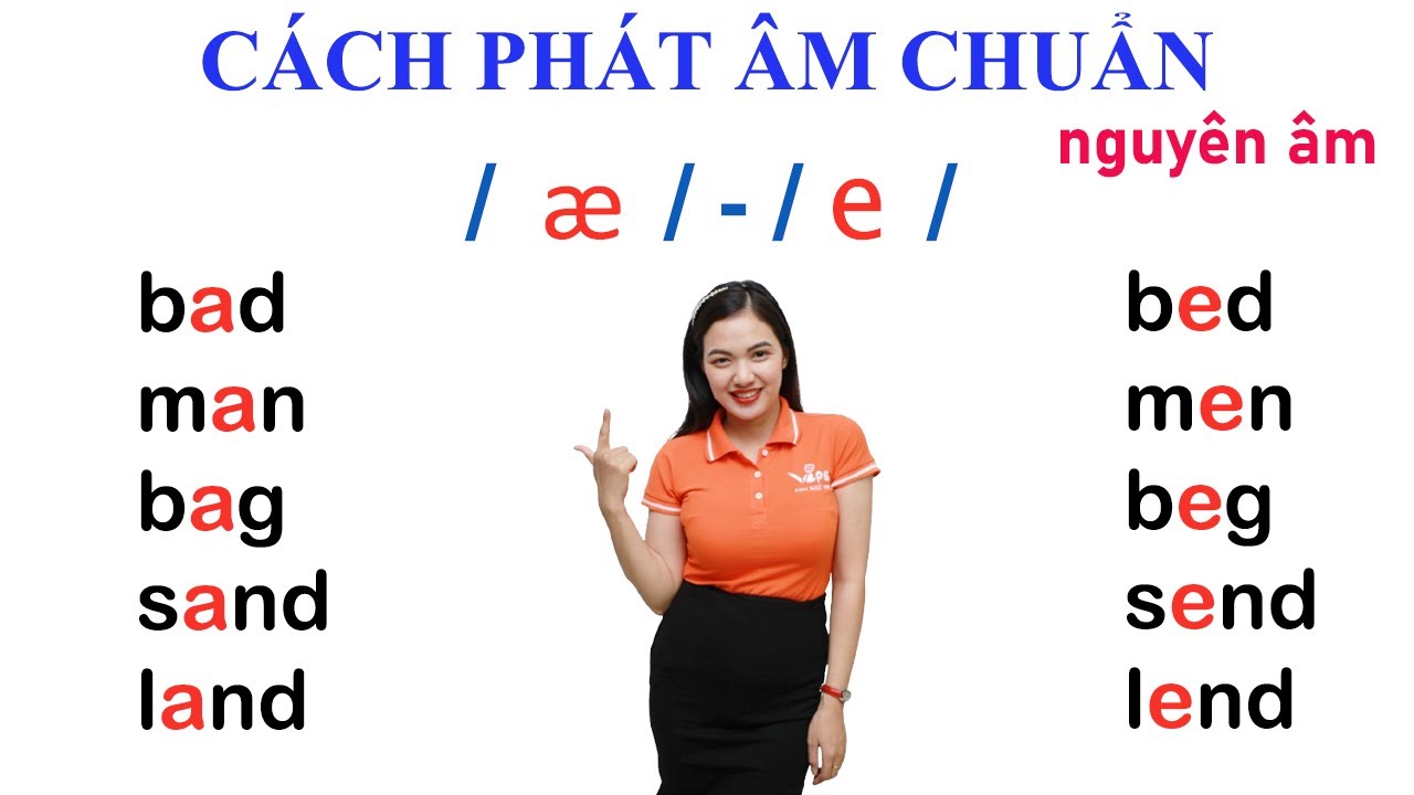 Phát âm chuẩn nguyên âm æ và e | IPA