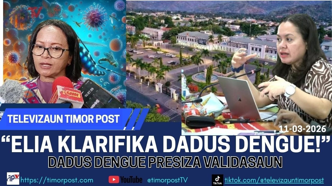RAZAUN MINISTRA ELIA BANDU XEFIA SIRA FO INFORMASAUN BA MEDIA KONABA DADUS DENGUE