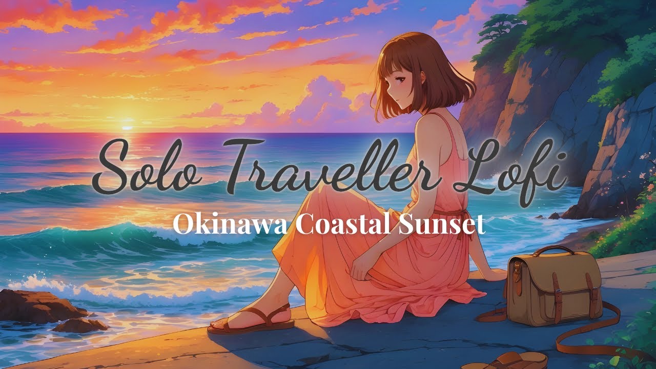 1 Hour Okinawa Coast Lofi – Gentle Sunset for Reflection & Emotional Calm