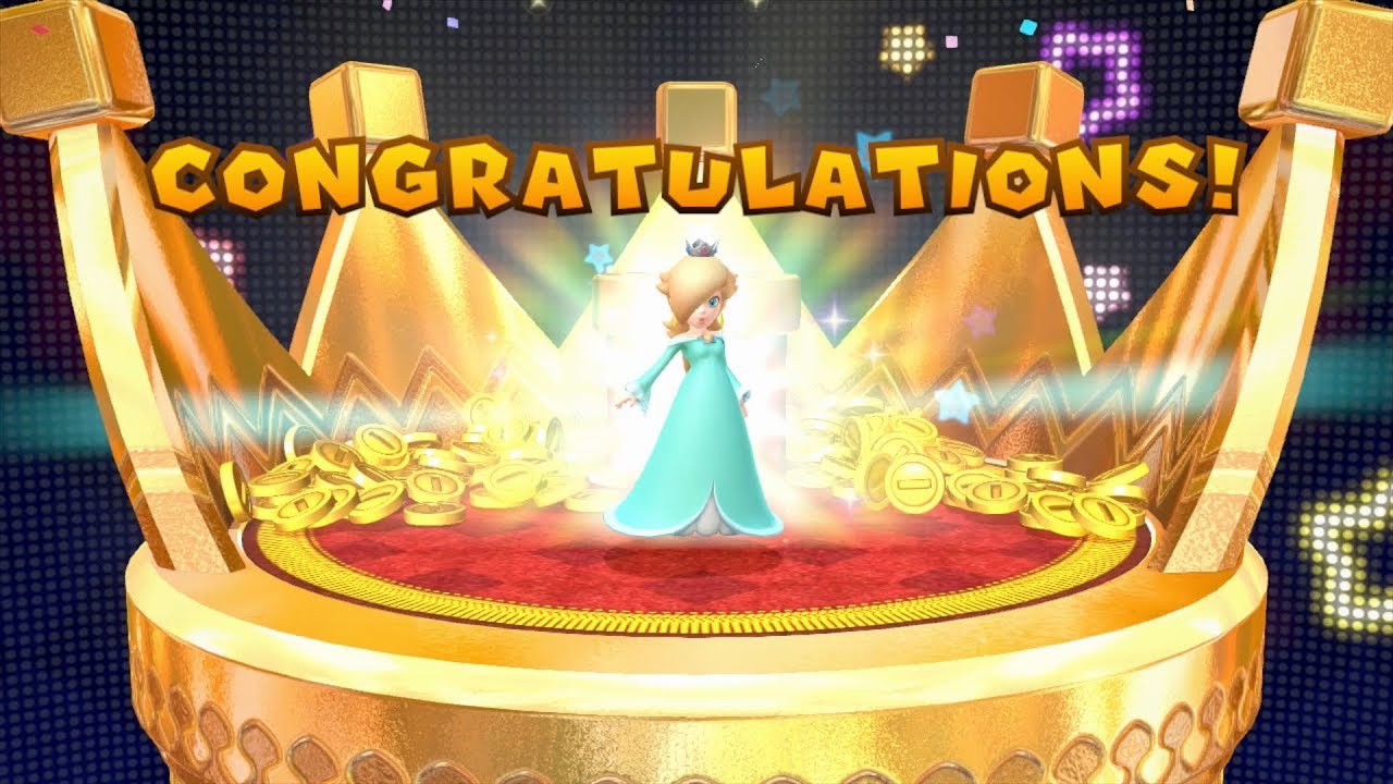 Mario Party 10 Coin Challenge #58 Rosalina vs Daisy vs Peach vs Mario Master Difficulty