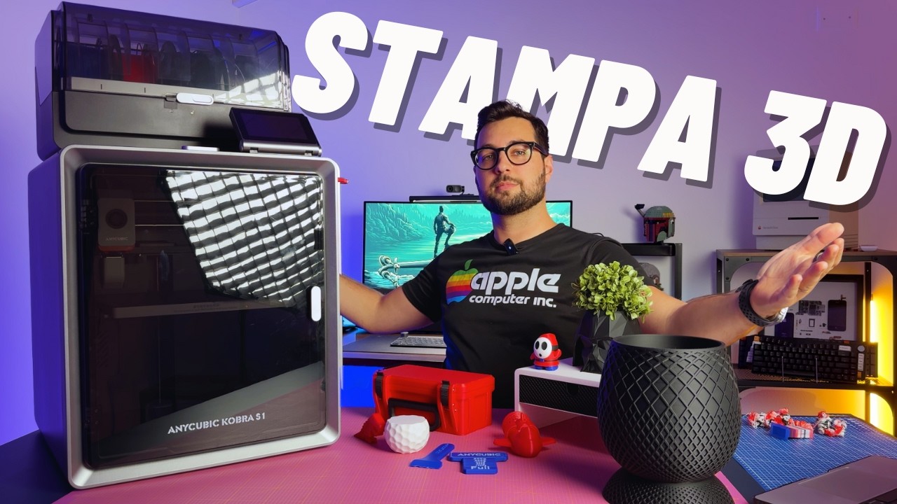 Recensione Anycubic Kobra S1 Combo: 3 MESI E 100 ORE DI STAMPE CON LA MIA PRIMA STAMPANTE 3D