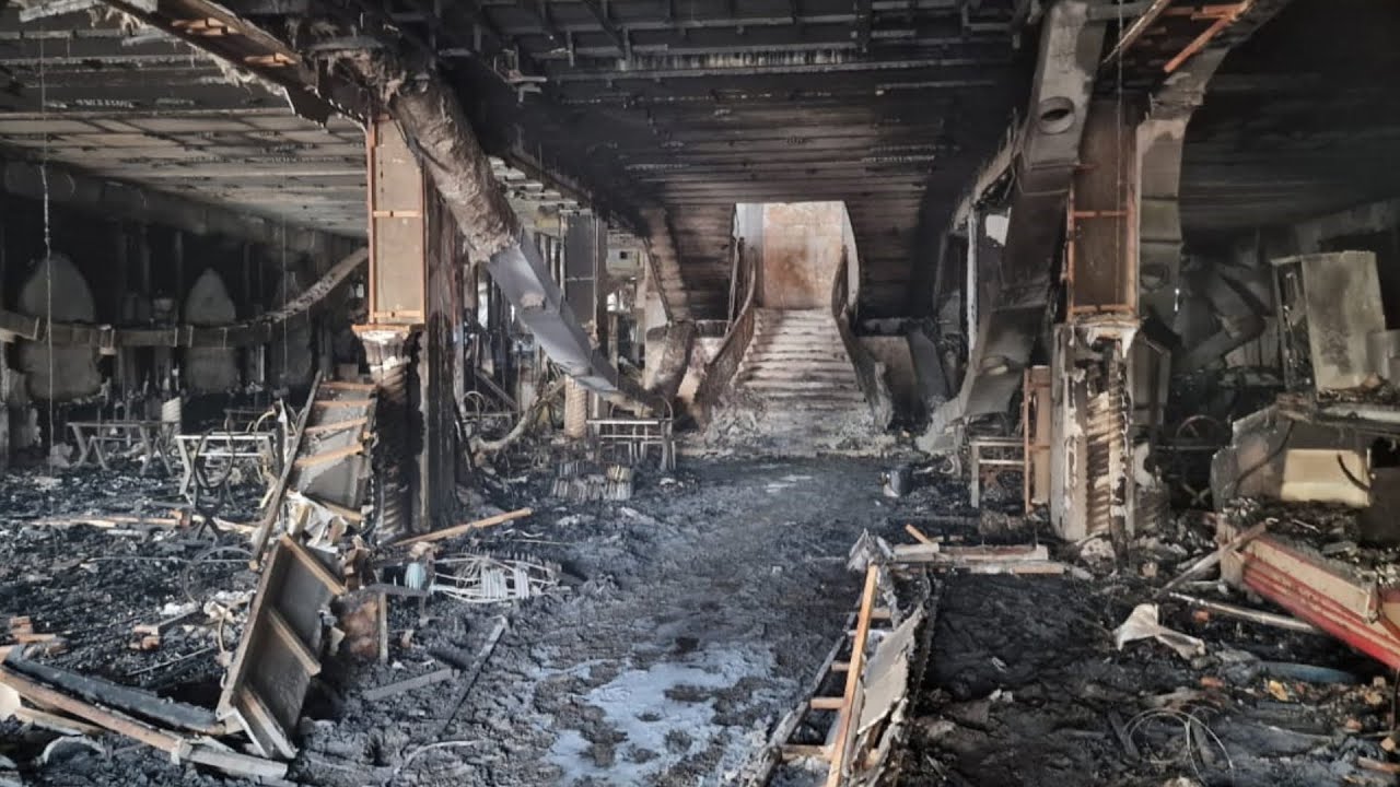 Пожар уничтожил ресторан «Алтын». Масштабы