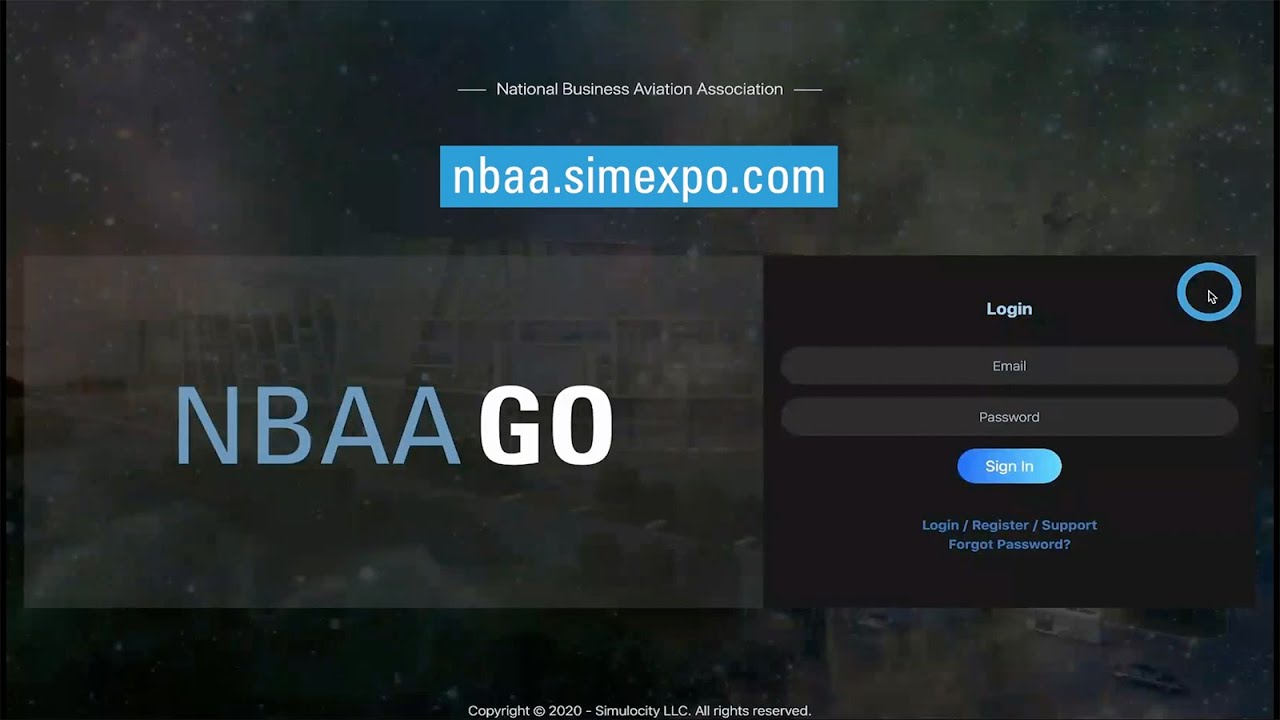 VBACE Attendee Tutorial &ndash; Logging In & Creating Your Attendee Profile