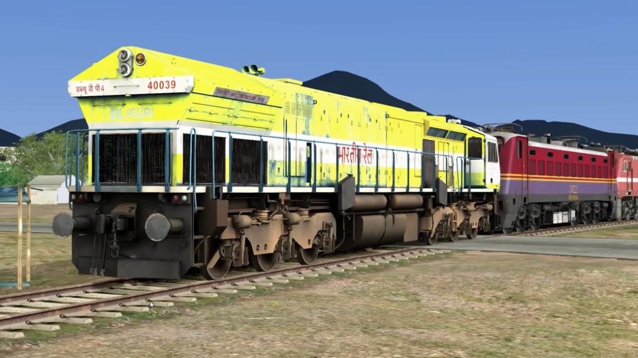Repainted BRAND NEW WDG4 40039 Siliguri - Coupling 4 ELECTRIC WAP4 & Wag9 & wam3A