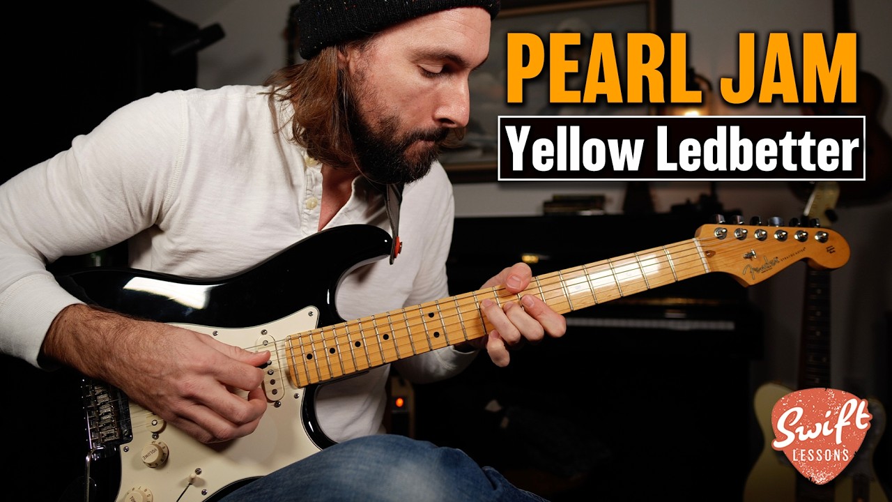 Pearl Jam - Урок игры на гитаре Yellow Ledbetter - Вступление с табулатурами!