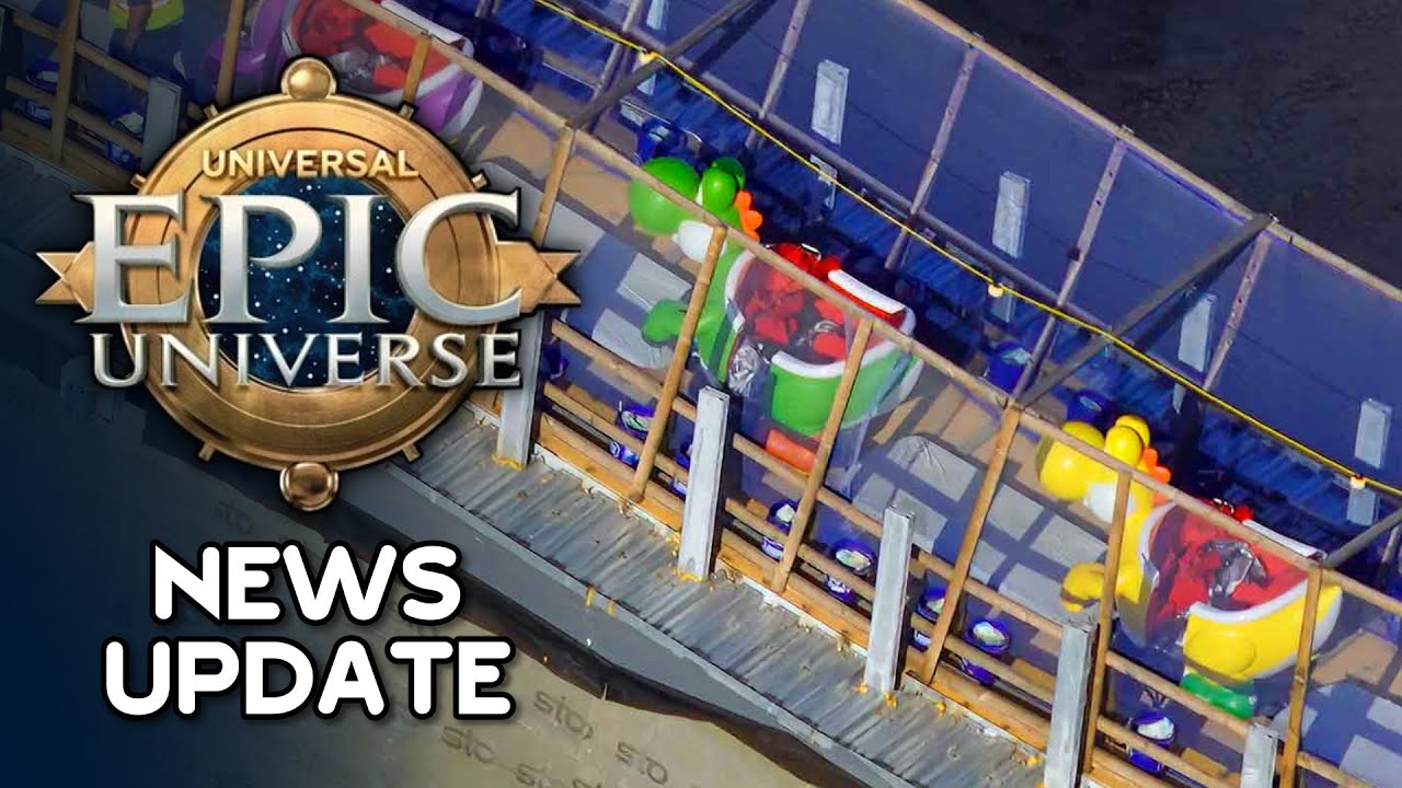 Universal Epic Universe News Mega Update — YOSHI VEHICLES REVEALED, MONSTERS VILLAGE, & CONSTRUCTION
