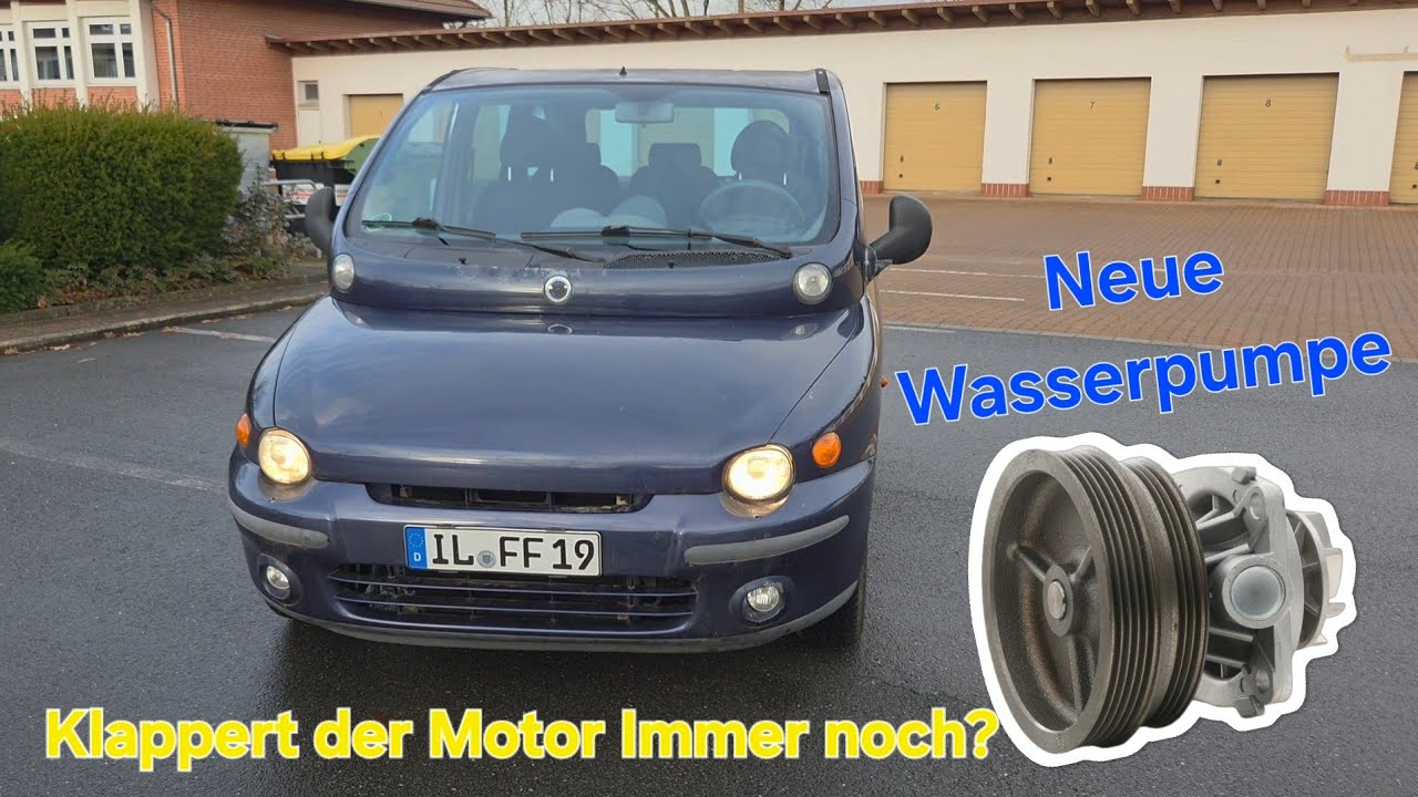 Fiat Multipla - Test mit neuer Wasserpumpe - Ist das Klappern endlich weg? | Multipla Garage