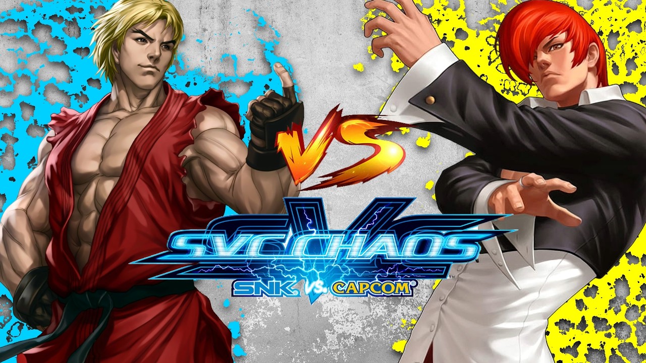 Ken vs Iori | SVC Chaos - SNK vs Capcom | Fighting game