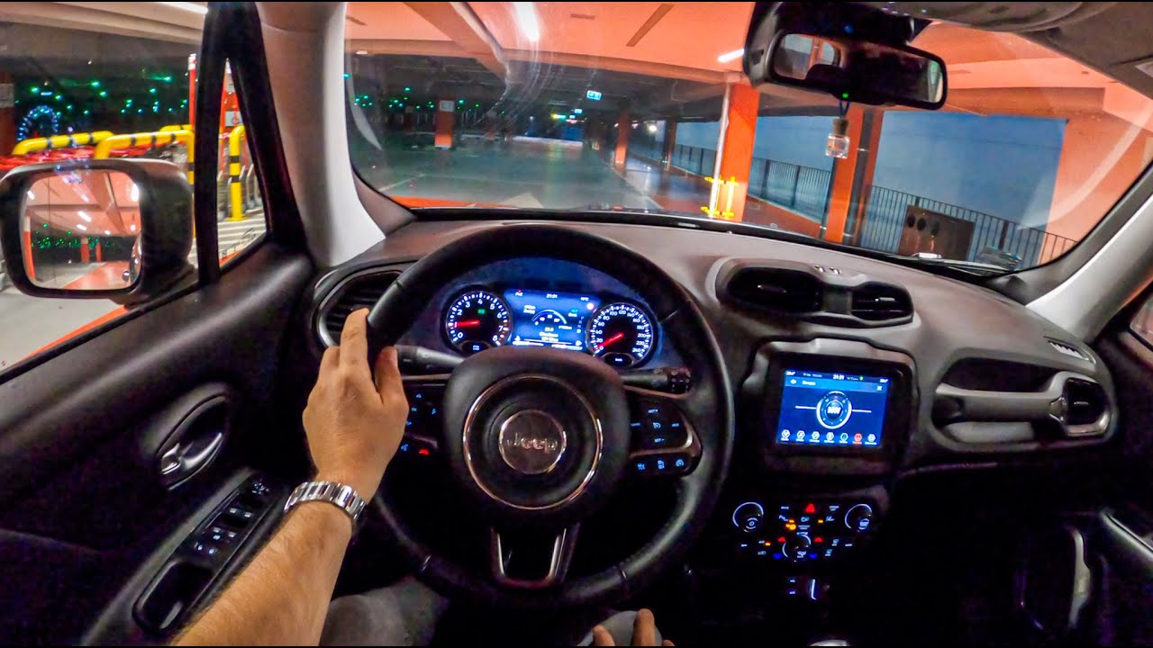 Jeep Renegade Night | POV Test Drive #588 Joe Black