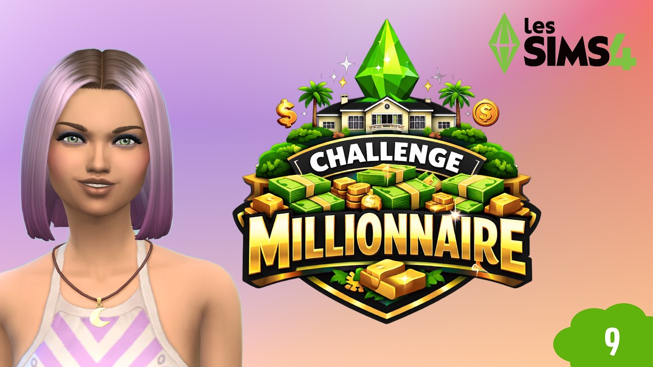 Mia a une promotion - Ep 9 Challenge Millionnaire - Sims 4