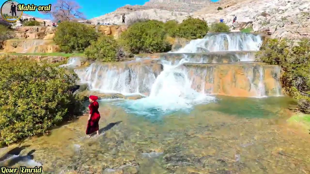 399-Mardin Kızıltepe Emrud Travertenleri | Beşdeğirmen Köyü Bahar Coşkusu Muhteşem Drone Görüntüleri