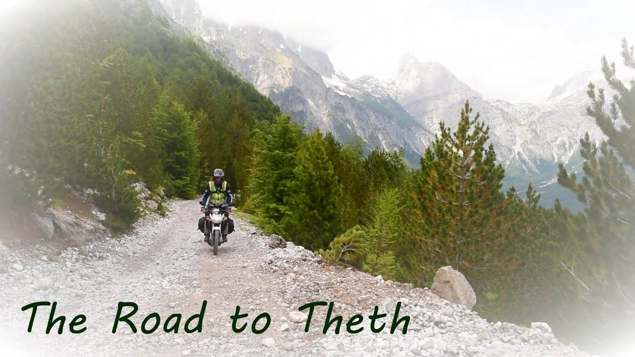 Riding the road to Theth on two yamaha YBRs. 125cc adventure touring!