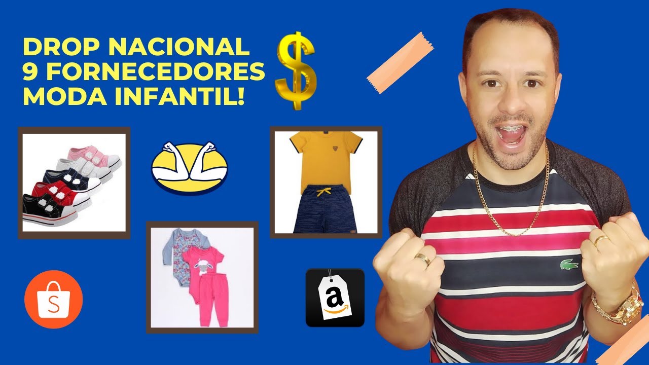 Fornecedores de Moda Infantil Dropshipping Nacional