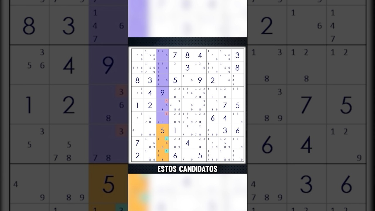 La primer técnica para eliminar candidatos en los Sudokus