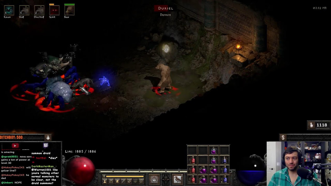 Diablo 2 - HELL HARDCORE GUIDED PLAYTHROUGH !guides !giftcard