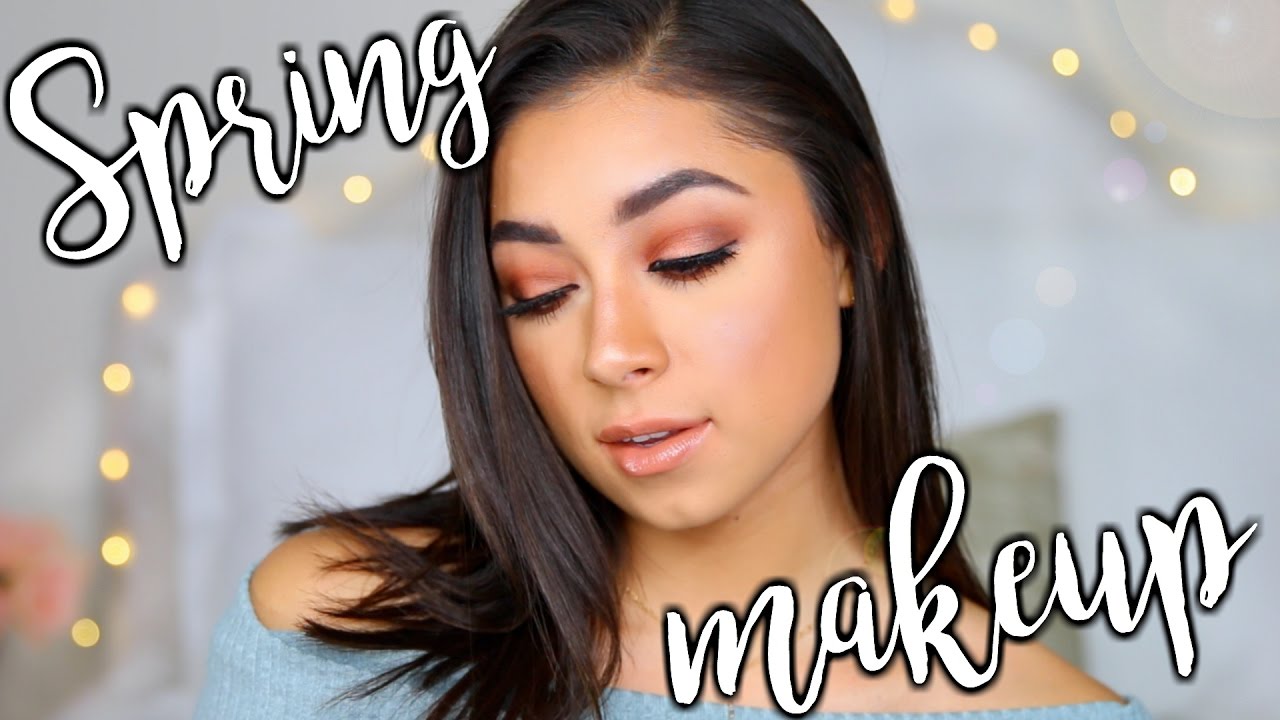 Peachy Spring Makeup Tutorial with 4 Lip Color Options! | Jeanine Amapola