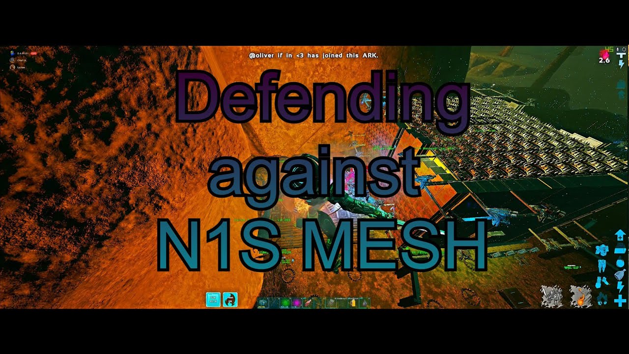 Defending 572 against N1S MESHER| Ark Official PvP|