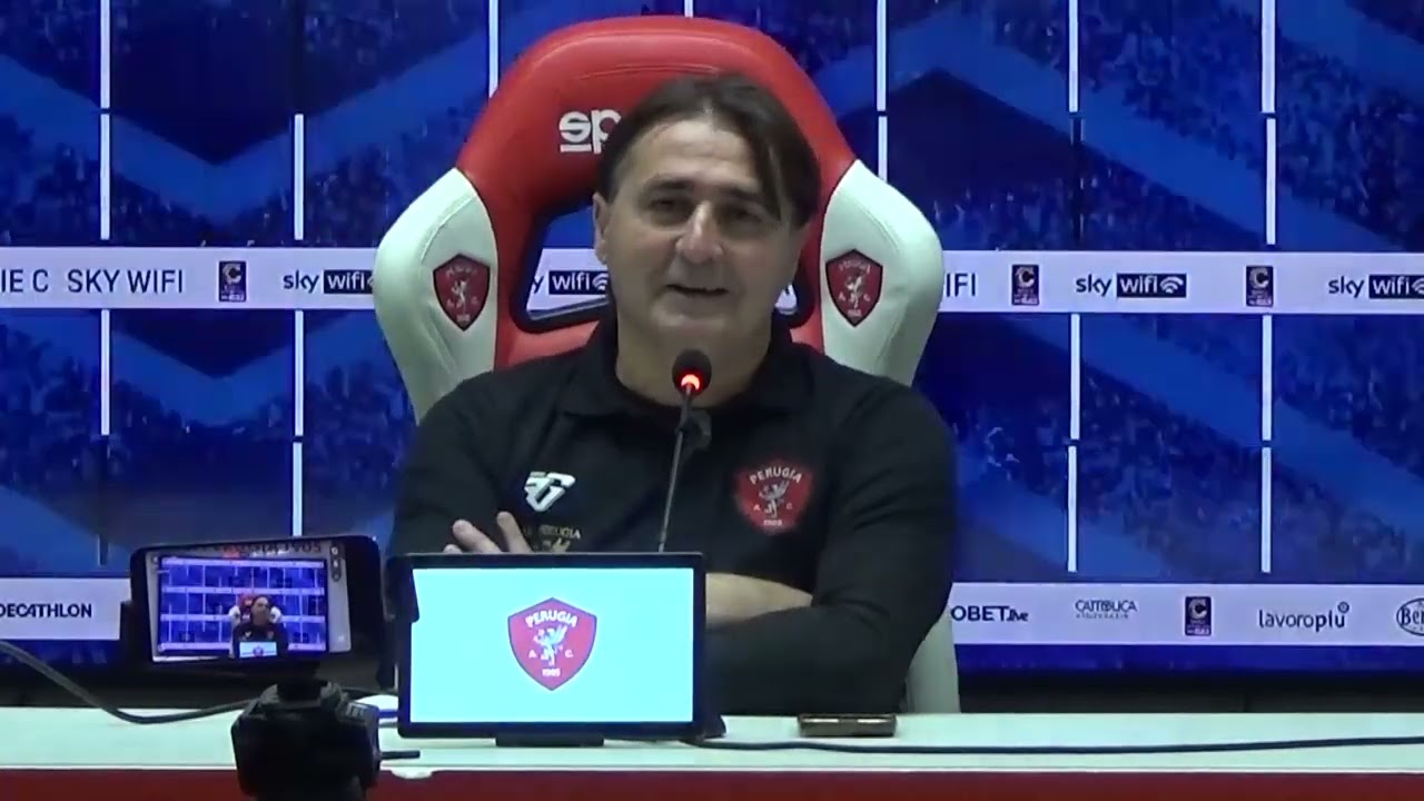PERUGIA-AREZZO | MISTER TEDESCO PRE GARA