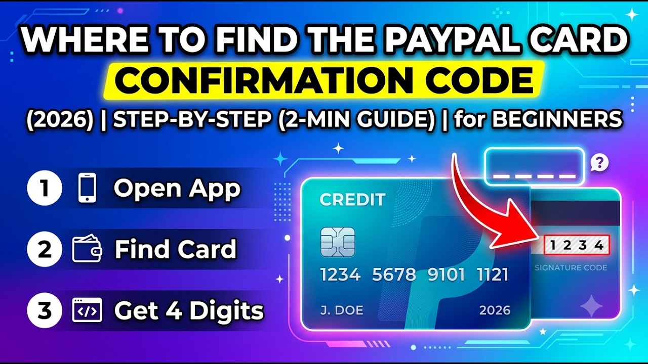 Where to Find the PayPal Card Confirmation Code 2026 Step by Step Beginner Guide 2 Min