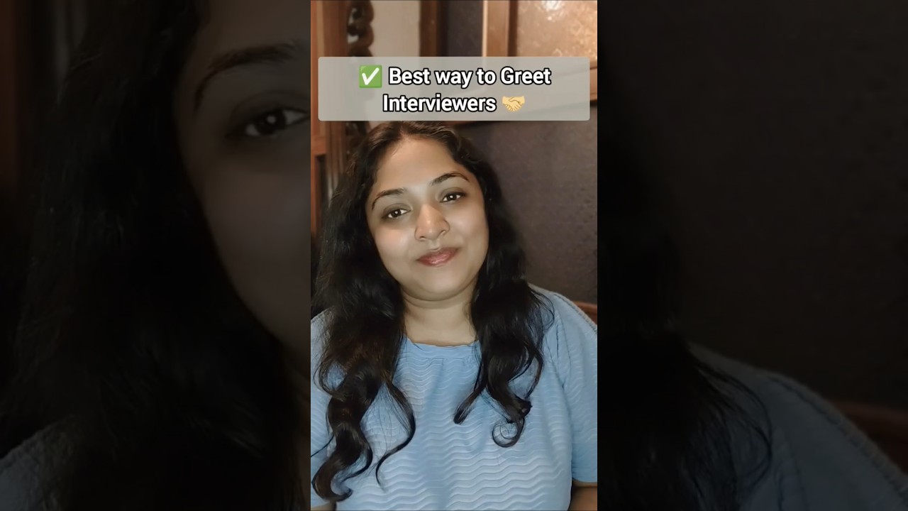 How to greet the interviewer | how to greet interview panel #interview #interviewtips