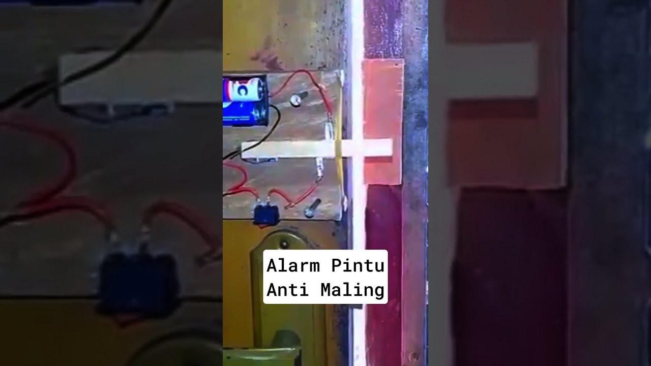 Alarm Pintu Buatan Sendiri (DIY). #alarmpintu #alarm #diyalarm #diyproject #diy