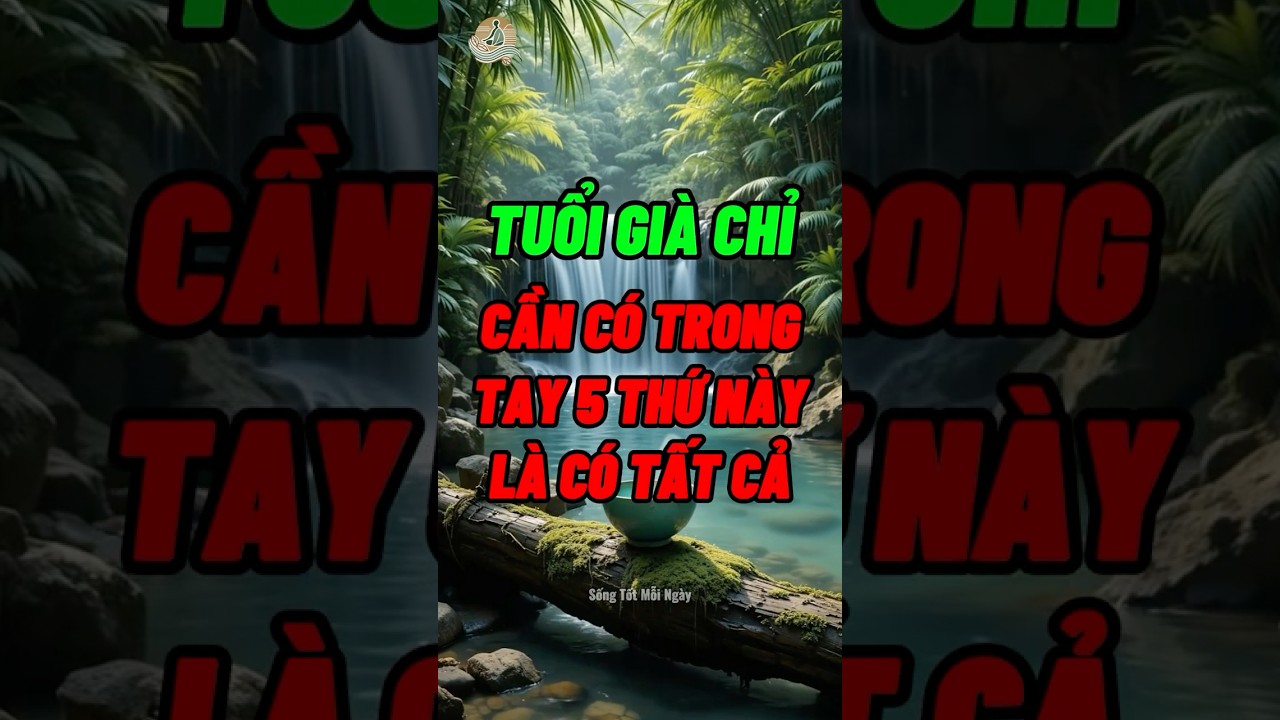 TUỔI GI&Agrave; C&Oacute; TRONG TAY 5 THỨ N&Agrave;Y L&Agrave; C&Oacute; TẤT CẢ  #songtotmoingay #trietlycuocsong