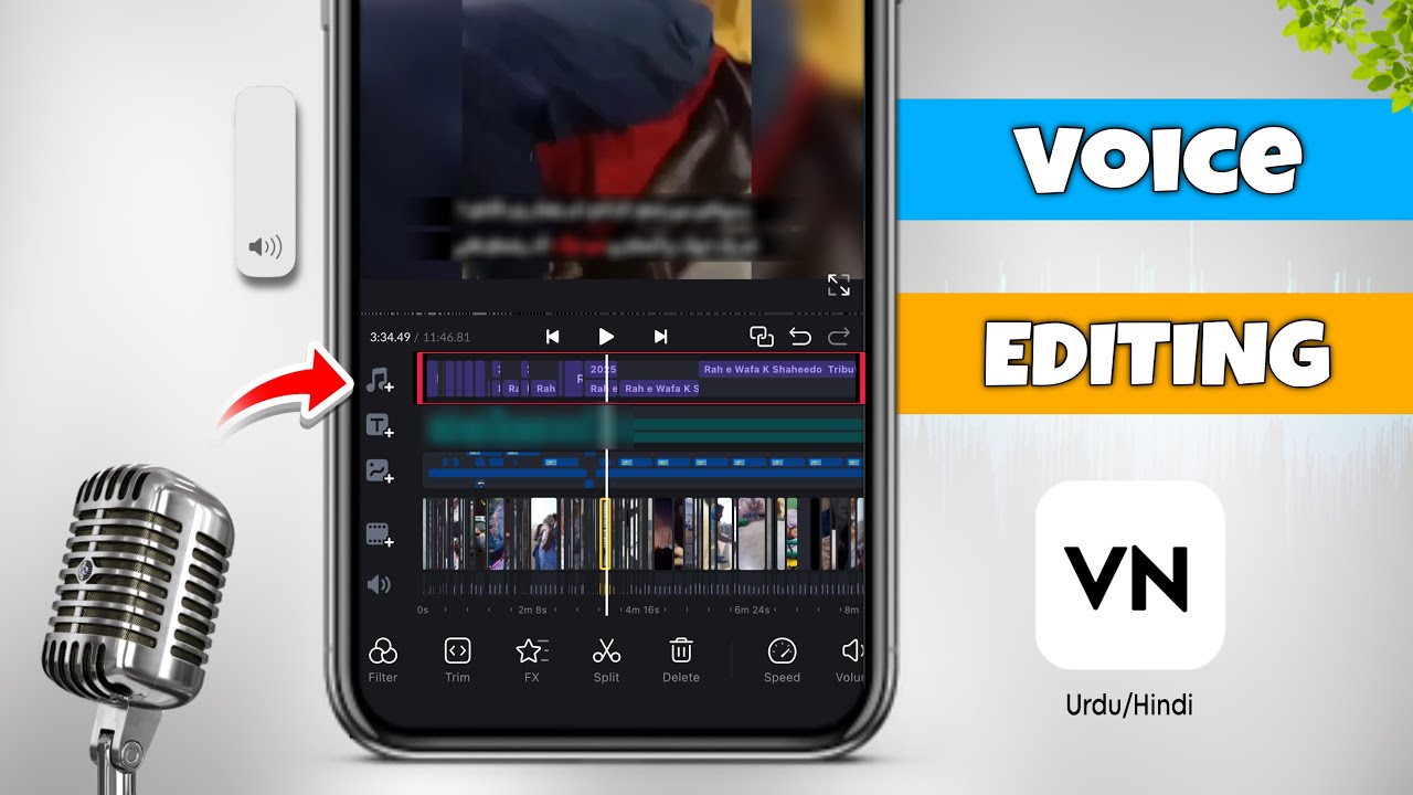 Vn Video Editing Course | Lecture 6 | Voice Editing Complete Tutorial in Urdu 