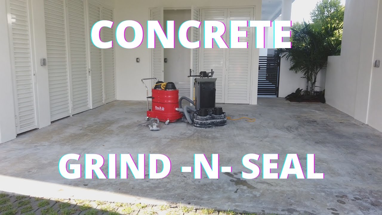 How to Grind and Seal a Concrete Floor.