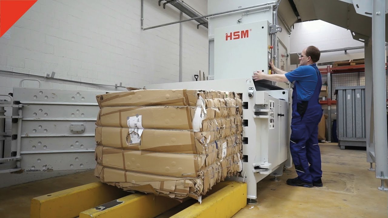 Effiziente Abfallverwertung bei Paul Hartmann AG mit HSM Pressen HL 4812 und V-Press 860