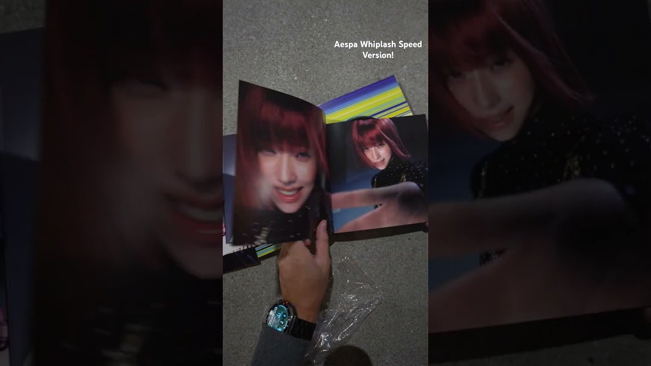 Aespa Whiplash - Speed (Winter) Version Unboxing! #aespa #whiplash #kpop