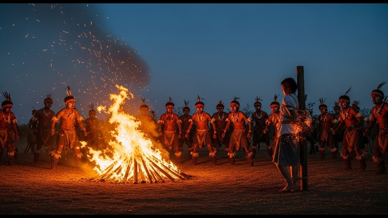 O ritual na Mata Atlântica.