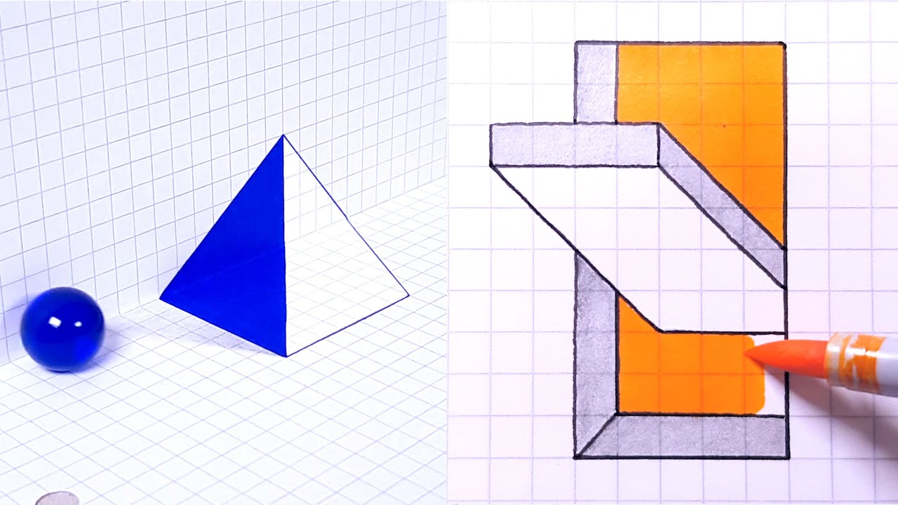 How to Draw - Easy 3D Illusion Arts