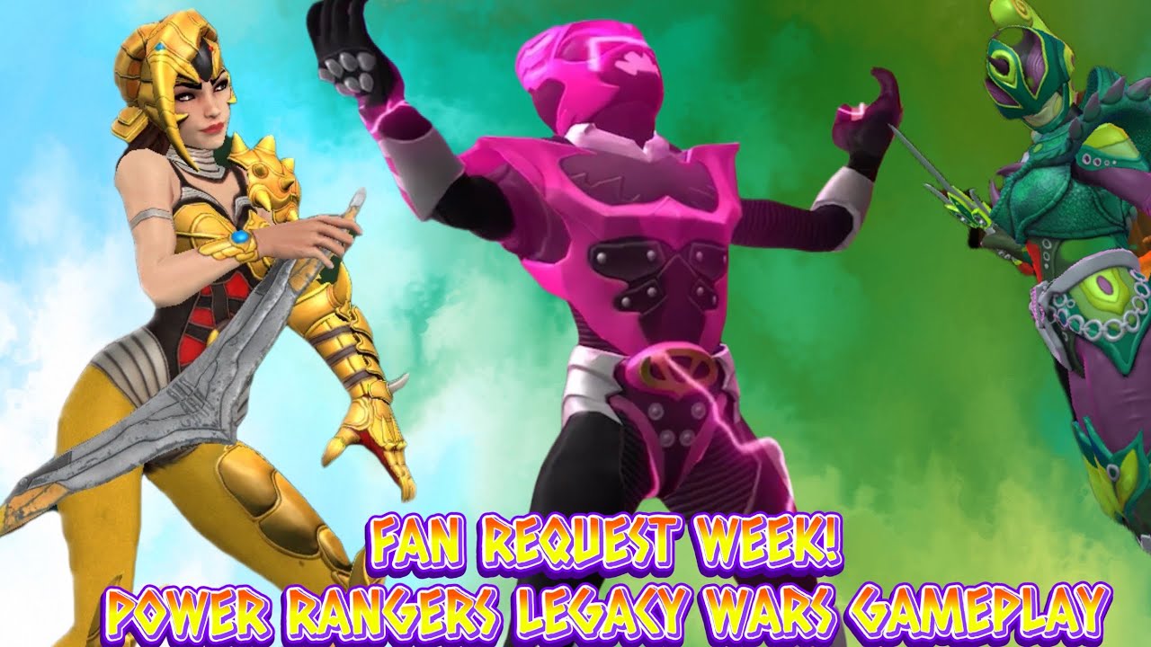 FAN REQUEST WEEK: PSYCHO PINK, CAMILLE AND SCORPINA! POWER RANGERS LEGACY WARS GAMEPLAY 