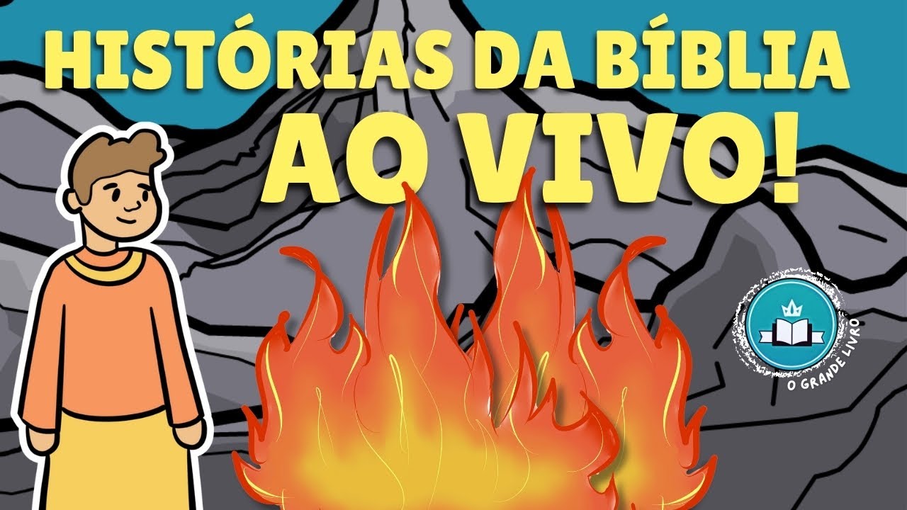 MARATONA DE DESENHOS! HISTÓRIAS DA BÍBLIA PARA CRIANÇAS AO VIVO! [O Grande Livro TV]