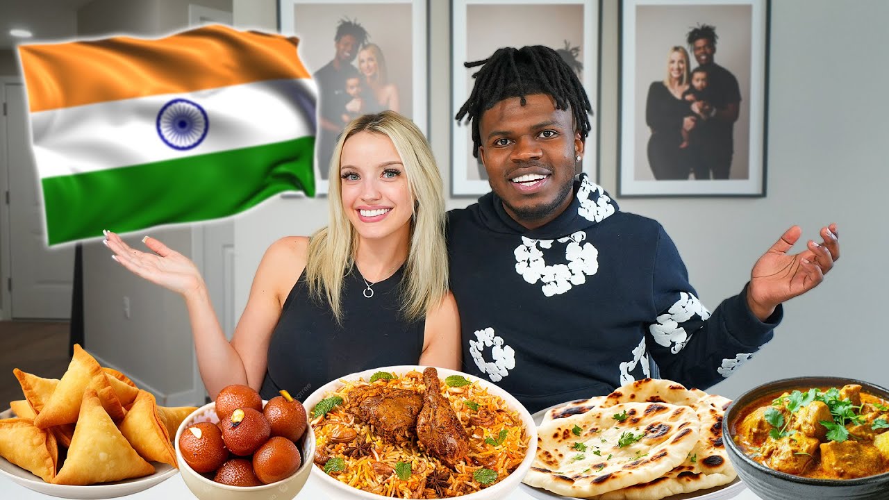 TRYING INDIAN FOOD FOR THE FIRST TIME! 