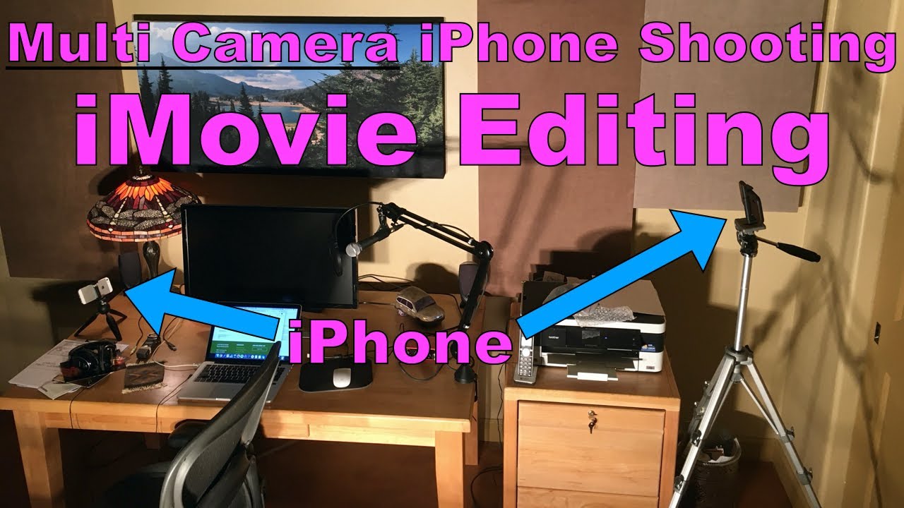 Снимайте видео на iPhone с нескольких камер и монтируйте в iMovie