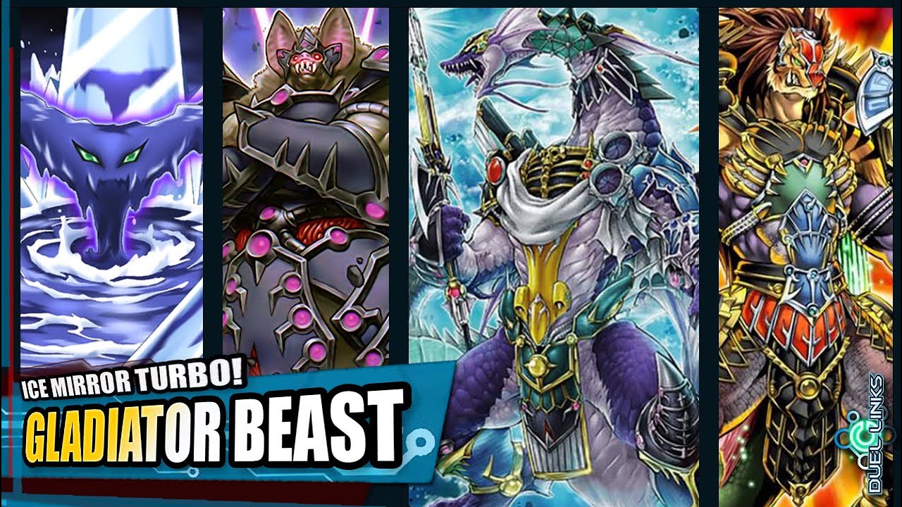 Ice Mirror GLADIATOR BEAST Turbo ft. Sea Stealth Attack! | Yu-Gi-Oh! Duel Links Decks
