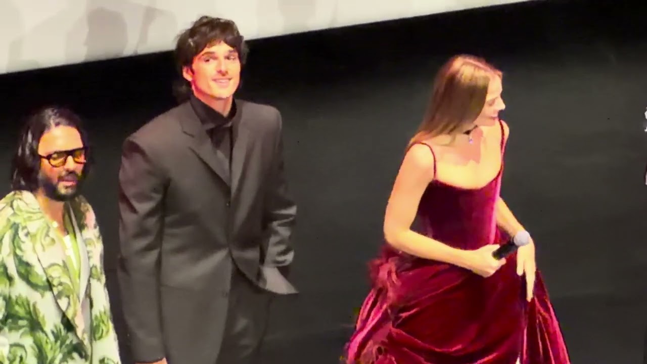 Margot Robbie and Jacob Elordi introduce Wuthering Heights at Grand Rex in Paris 