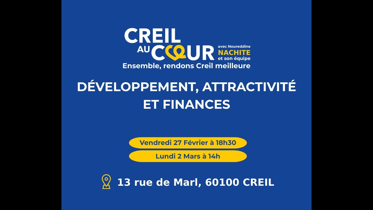 AXE 4 : DÉVELOPPEMENT, ATTRACTIVITÉ ET FINANCES