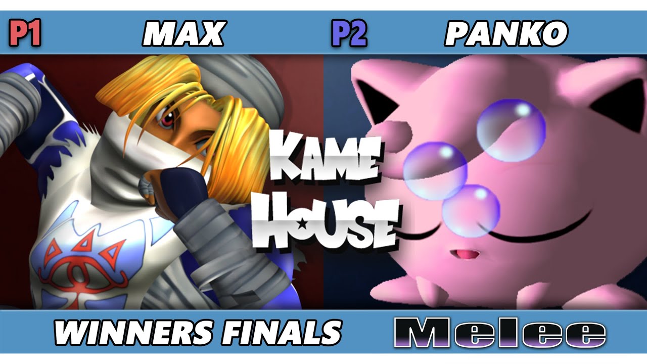 Kame House 114 WINNERS FINALS - max (Sheik) Vs. Panko (Jigglypuff) Smash Melee - SSBM