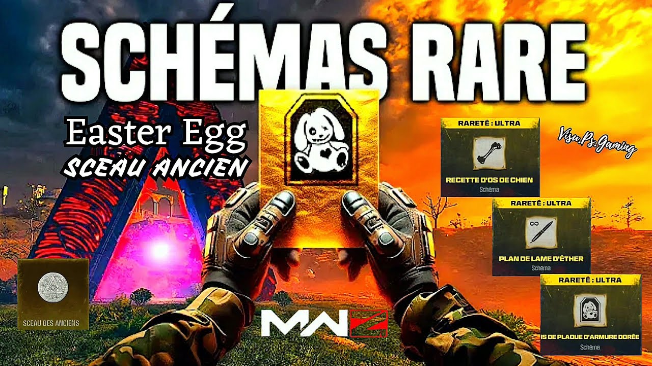 Tuto Schéma Easter Egg Principal Dernière étape pour les débloquer / Sceau Ancien / Secret Principal