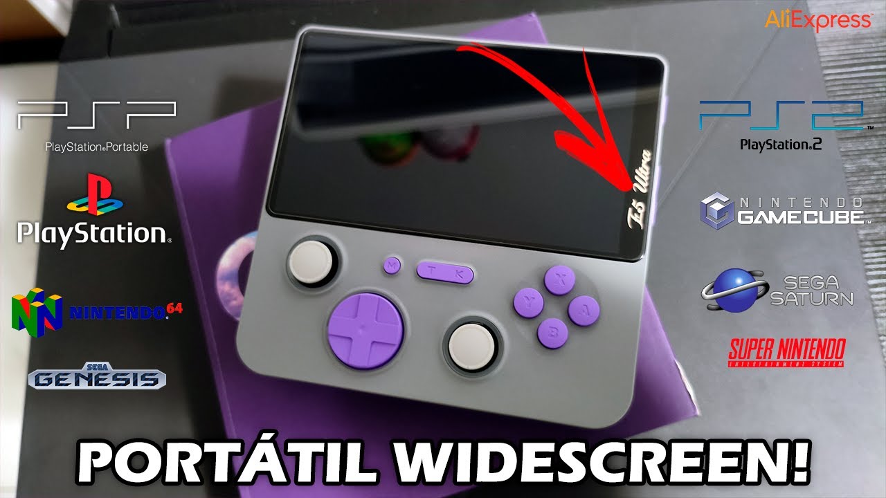 PORTÁTIL, WIDESCREEN E RODA ATÉ PS2! - GameMT E5 Ultra