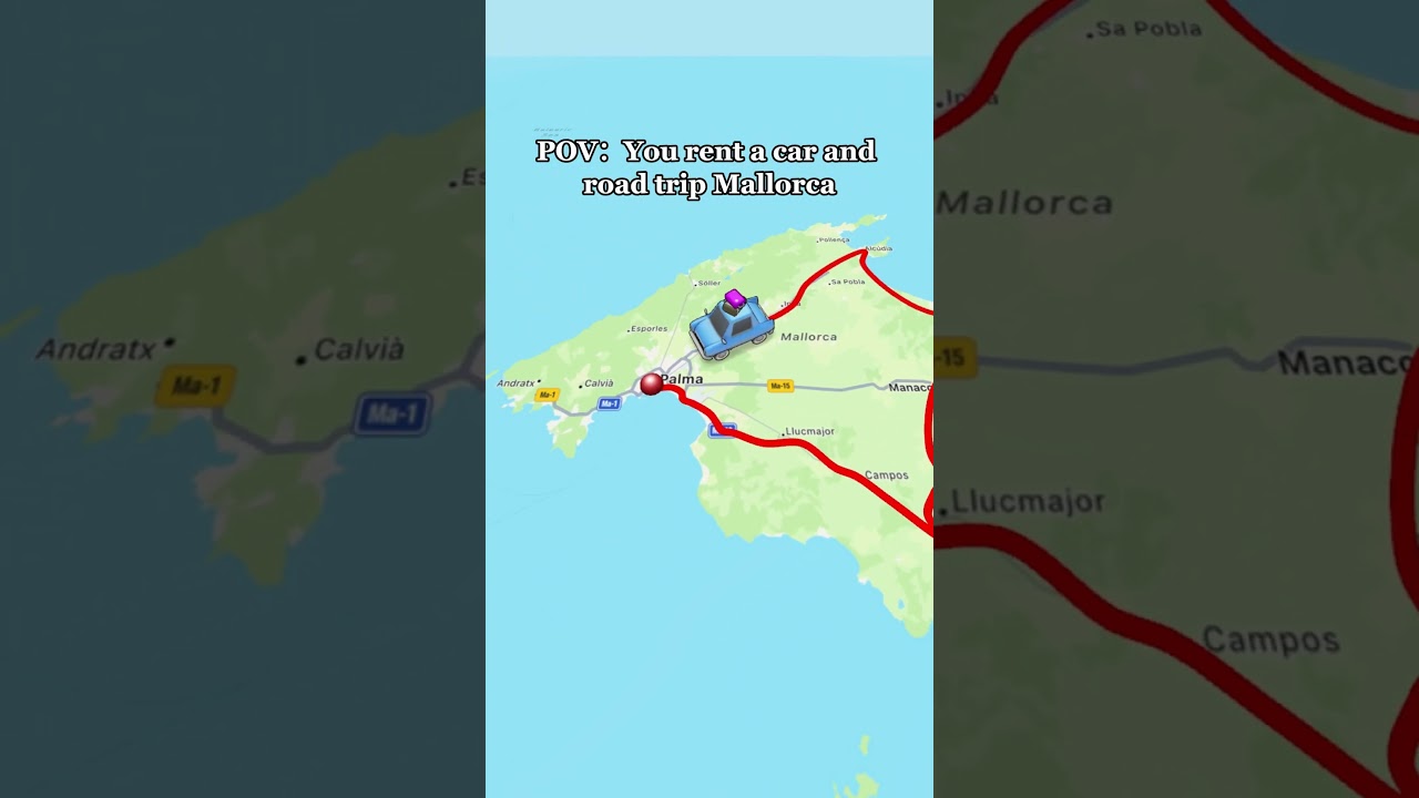 4-Day Mallorca Road Trip Itinerary ⬇️