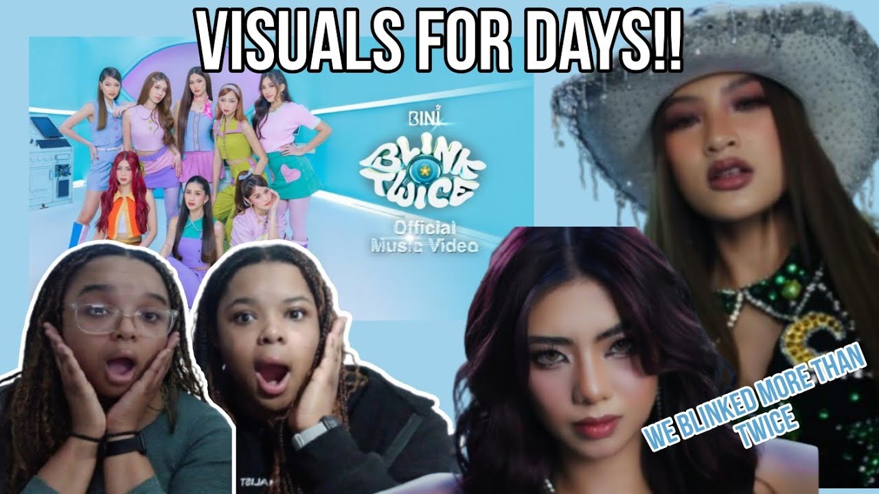 OMG😳We're inlove with them❤😩|REACTING TO BINI 'BLINK TWICE' M/V|