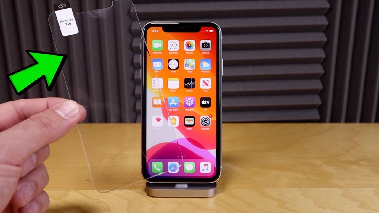 iPhone 11: как установить защитное стекло на экран
